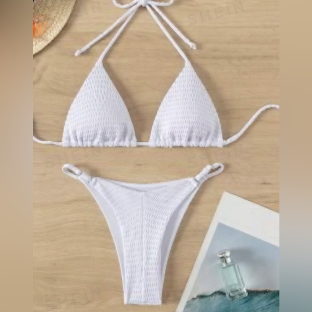 White Triangle Bikini New